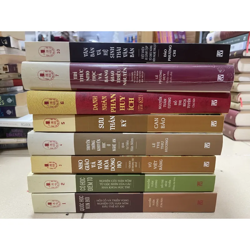 Tùng Thư Văn Hoá Hán Nôm combo 8 cuốn  1. Quốc học vun bồi 2. Cổ học điểm tô 992506