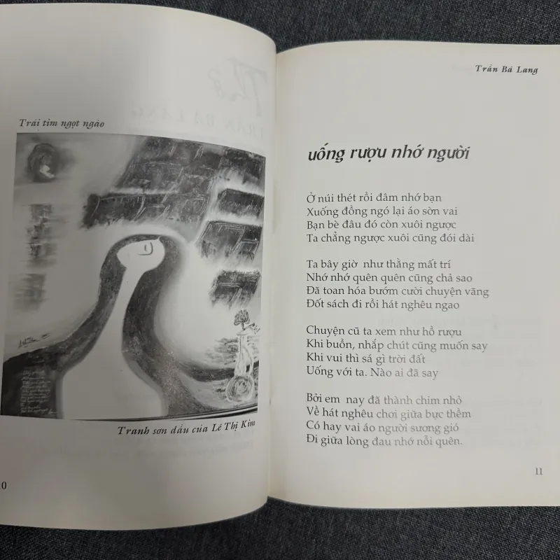 Uống rượu nhớ người (Tác giả ký tặng) - Trần Bá Lang, Hà Đình Nguyên, Trần Thanh Bình 798017