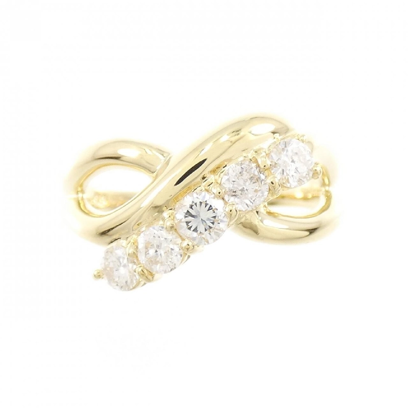 Nhẫn kim cương K18YG 0.50CT 671117