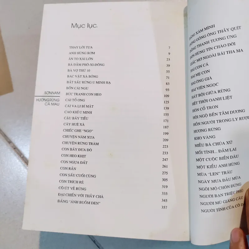 Hương rừng cà mau của Sơn Nam 596282