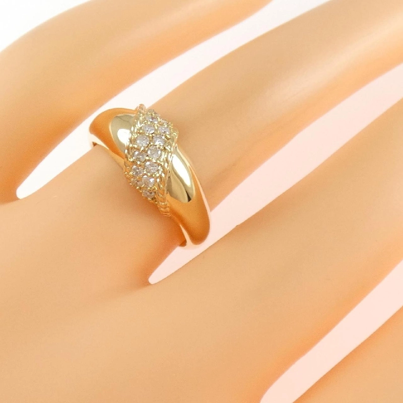 Nhẫn kim cương K18YG 0.20CT - Hàng hiệu Authentic 850795