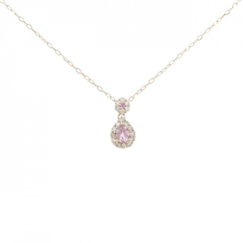 K18PG Sapphire Necklace 0.215CT - Hàng hiệu Authentic 861039