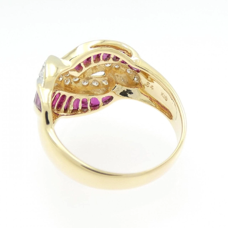 Nhẫn Ruby K18YG/K18WG 1.93CT 665436