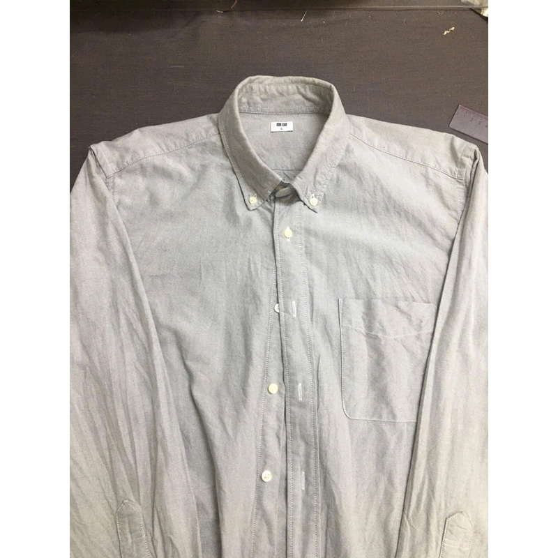 sơ mi Uniqlo size L màu xám 517498