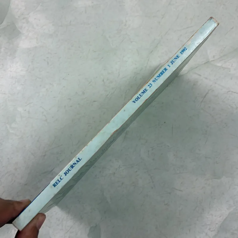 Relc Journal Vol 23 - June 1992 977203