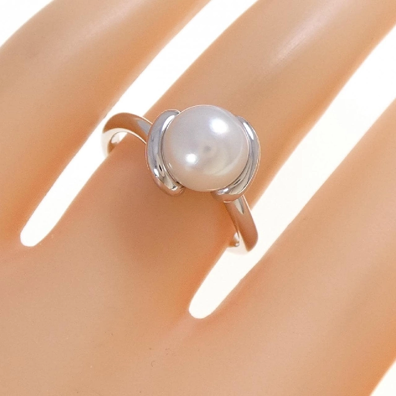 Nhẫn ngọc trai Akoya PT900 7.6mm - Hàng hiệu Authentic 850263