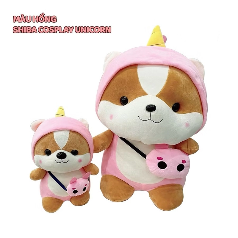 Chó Shiba bông mặc hoodie đáng yêu 333194