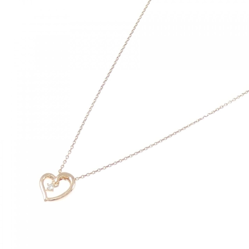 Dây chuyền kim cương hình trái tim 4゜C - Hàng hiệu Authentic 844671