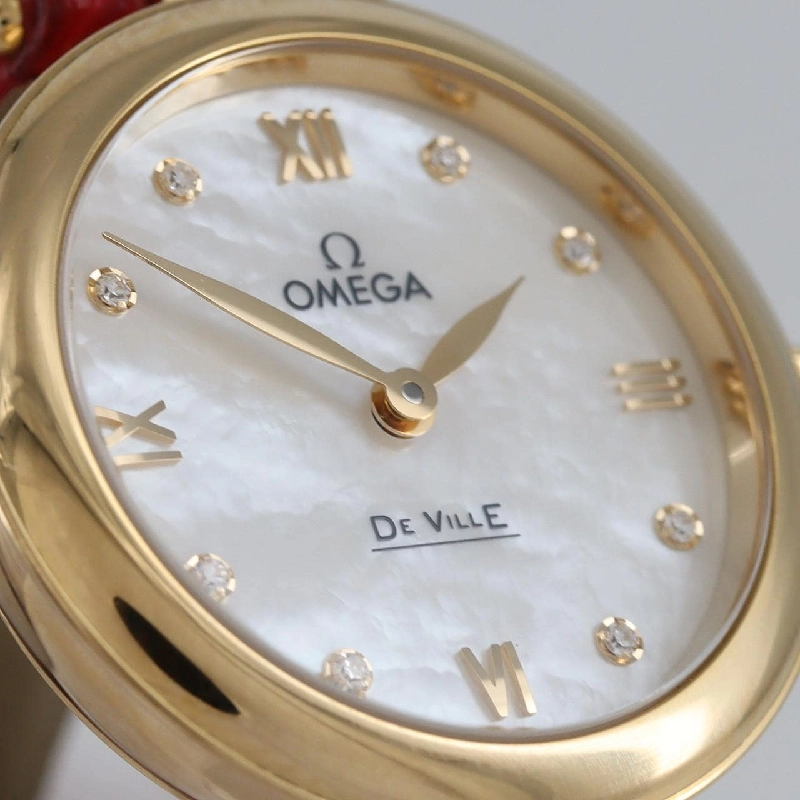 Omega De Ville Prestige Deudrop YG･8P 424.53.27.60.55.001 YG Quartz - Hàng hiệu Chính hãng 881886