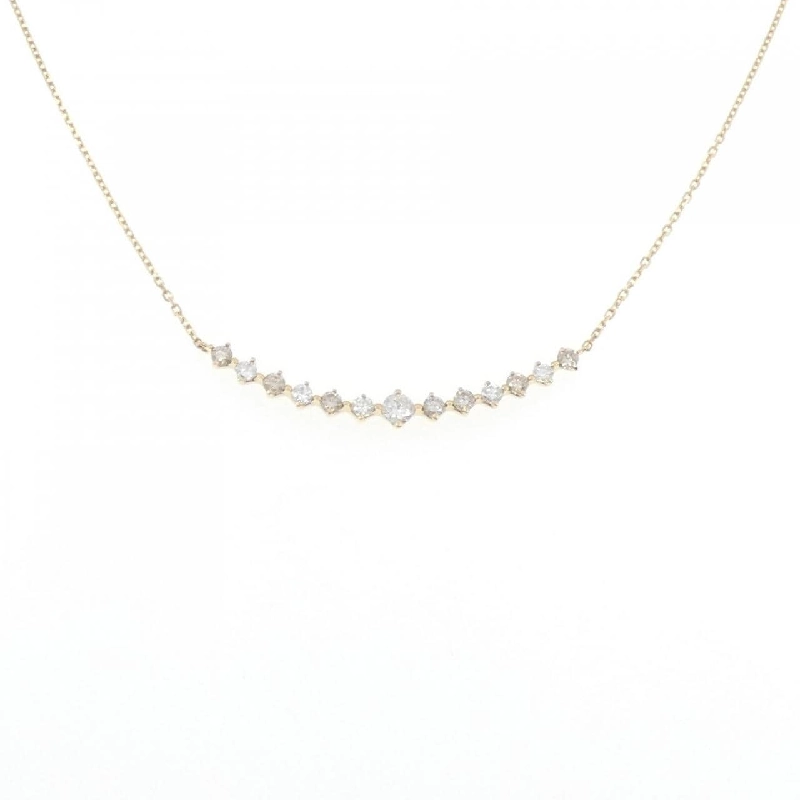 K18YG Dây chuyền kim cương 0.869CT - Hàng hiệu Chính hãng 846437