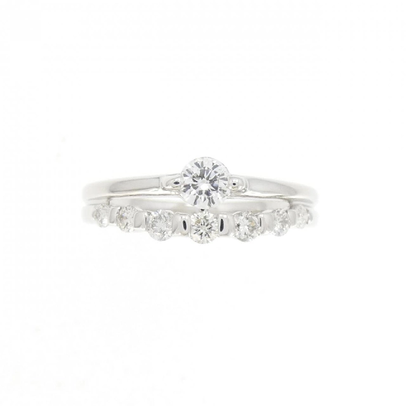 Nhẫn kim cương K18WG 0.188CT 671330