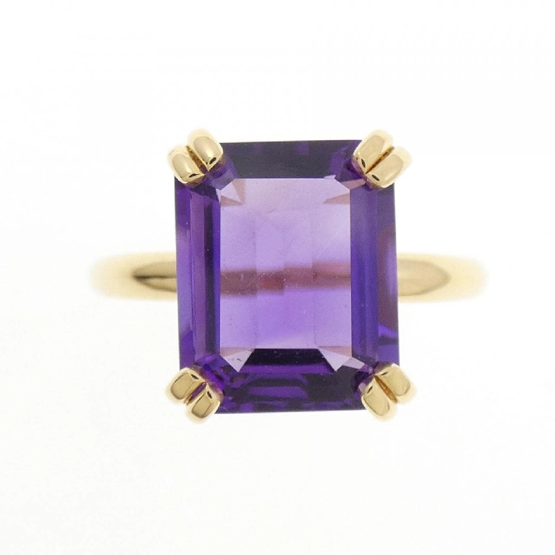 Nhẫn Amethyst K18YG 3.00CT - Hàng hiệu Chính hãng 849521