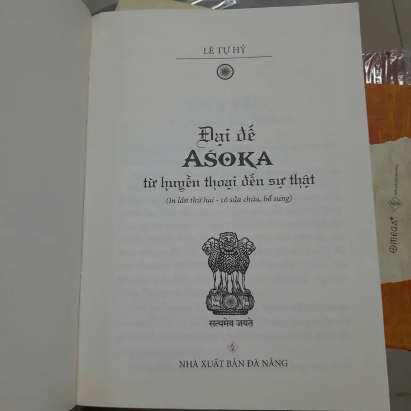 ĐẠI ĐẾ ASOKA TỪ HUYỀN THOẠI ĐẾN SỰ THẬT - LÊ TỰ HỶ 705358