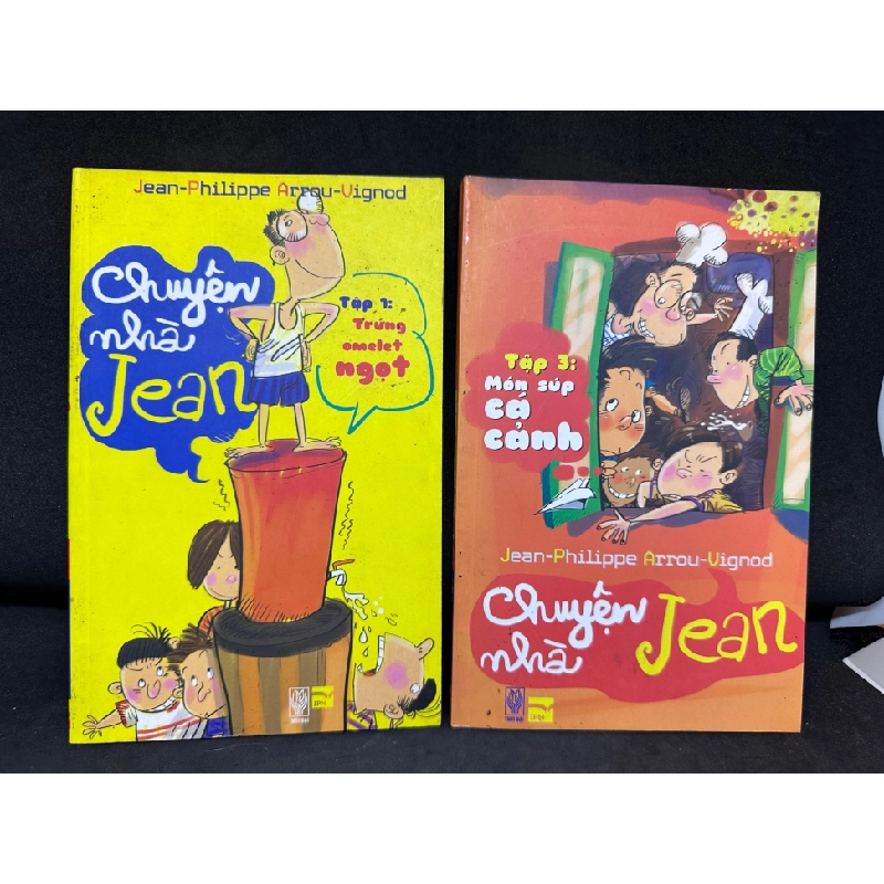 [Phiên Chợ Sách Cũ] Combo 2 Cuốn Chuyện Nhà Jean, Tập 1 Và 3, Jean-Philippe Arrou-Vignod (Ố Vàng), 2010 1503 411391