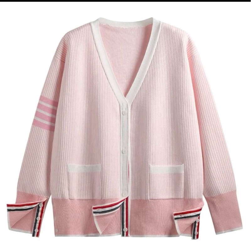 Cardigan “ThomBr” Kẻ Sọc Form Rộng Size S 187284