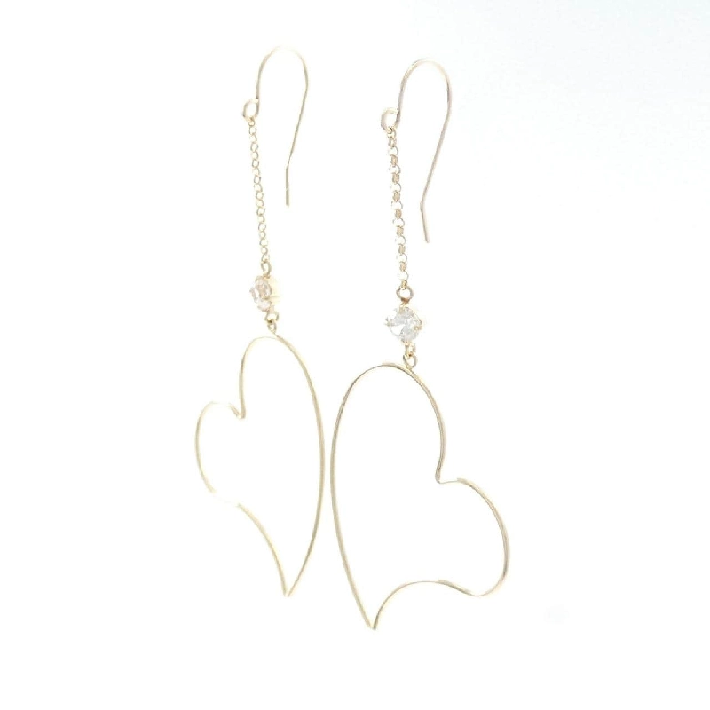 K10YG Bông tai hình trái tim - Hàng hiệu Chính hãng 871813