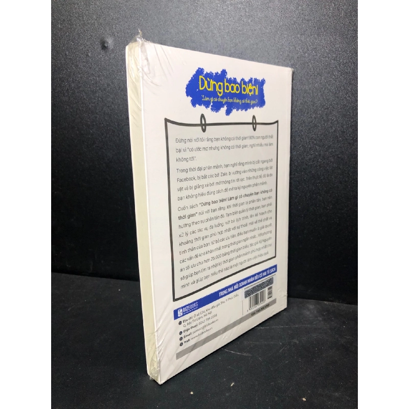 Dừng bao biện ! làm gì có chuyện bạn không có thời gian ? Kỷ Nguyên new 100% HCM.ASB0301 kỹ năng 913014
