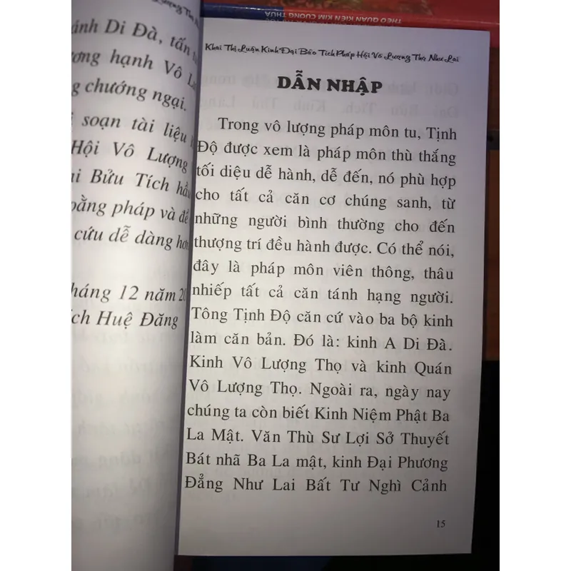 Khai Thị Luận Kinh đại bảo tích pháp hội vô lượng thọ như lai  734446