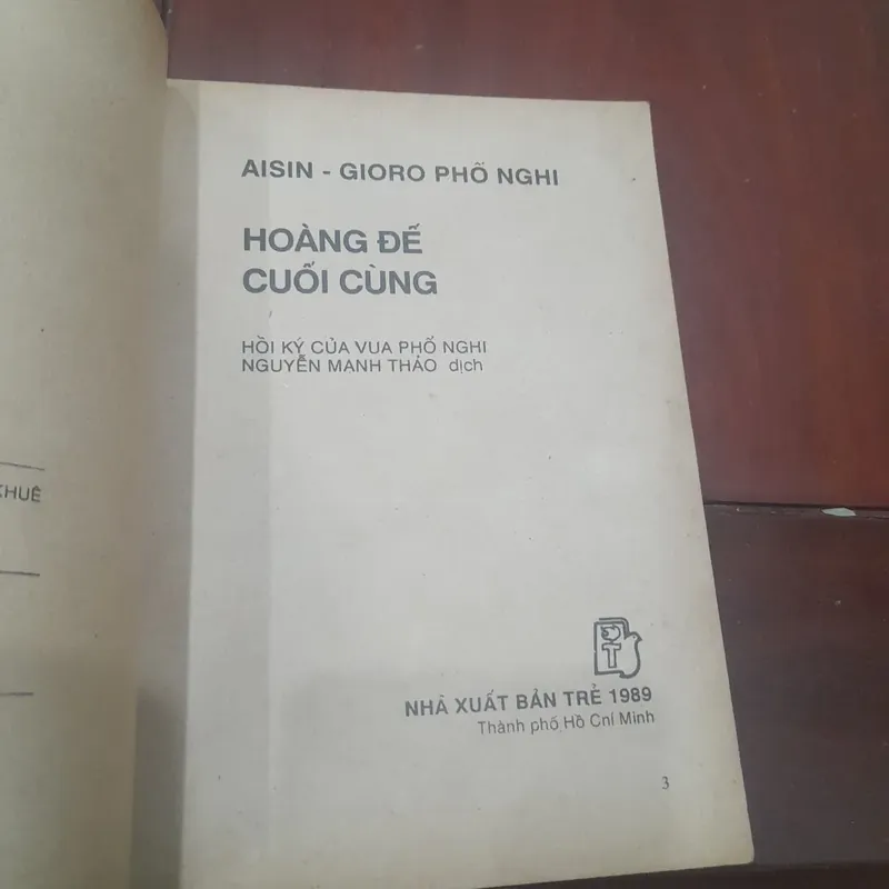 Aisin Gioro Phổ Nghi - HOÀNG ĐẾ CUỐI CÙNG 694763