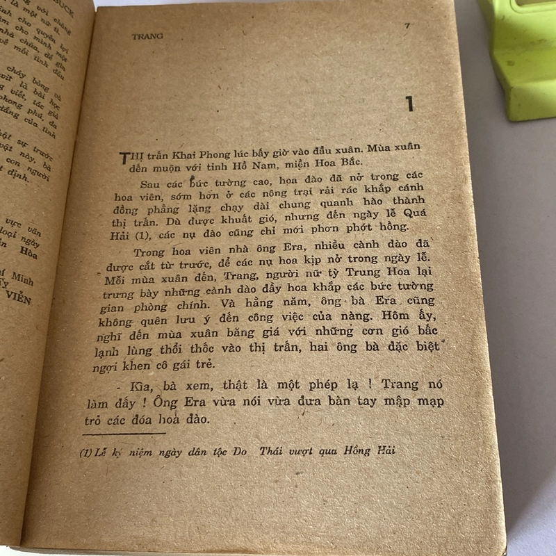 TRANG, PEARL BUCK, GIẢI NOBEL VĂN CHƯƠNG 1938 (XB 1989) 507120