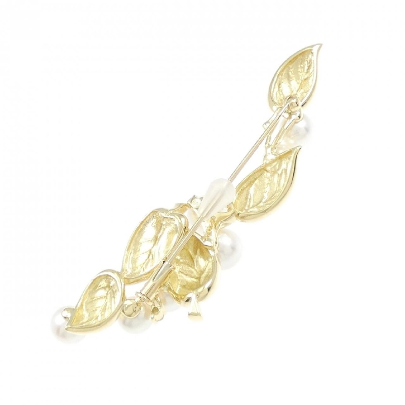 K18YG Brooch Ngọc Trai Akoya - Hàng hiệu Chính hãng 872477