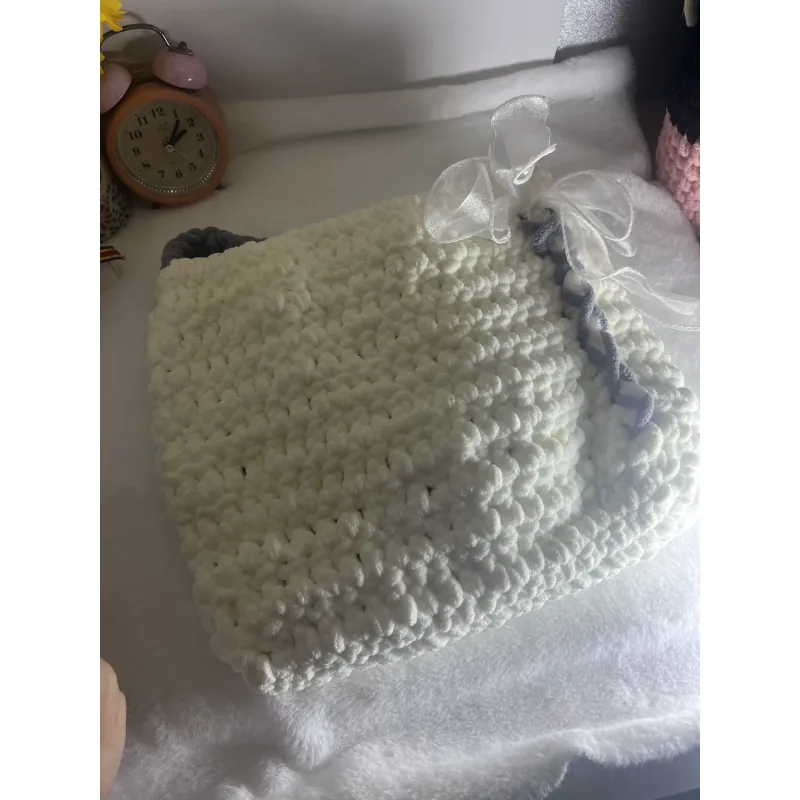 Túi len tự đan bằng tay 991448