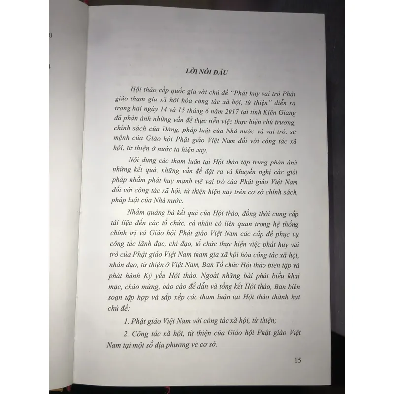 Phát huy vai trò Phật giáo tham gia xã hội hoá công tác xã hội, từ thiện 720287