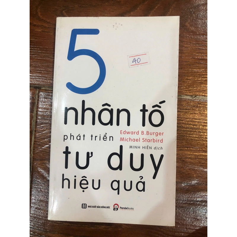 5 Nhân tố phát triển tư duy hiệu quả (k4 311810