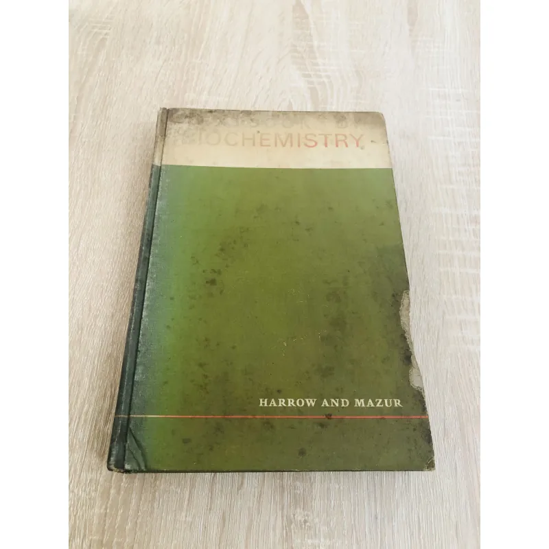 BIOCHEMISTRY – HARROW AND MAZUR 968618