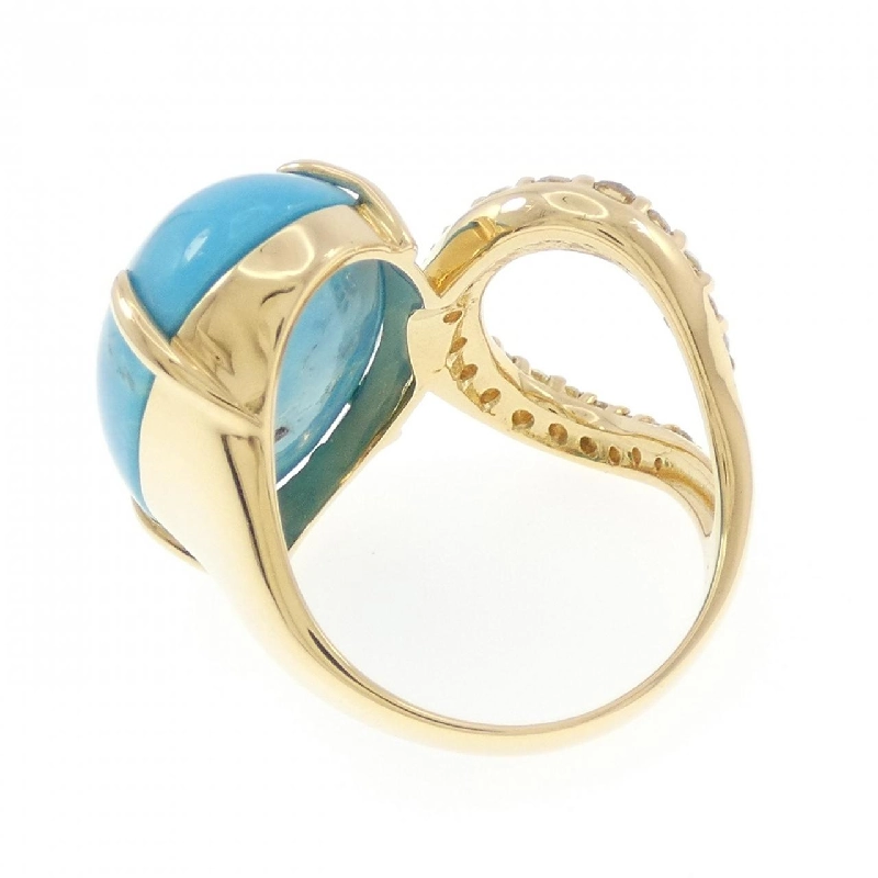 Nhẫn Turquoise K18YG 17.32CT 666751