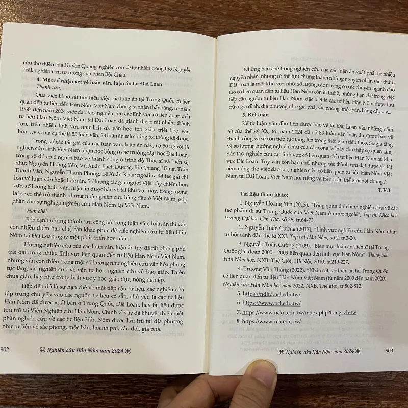 Nghiên cứu Hán Nôm năm 2024 971587