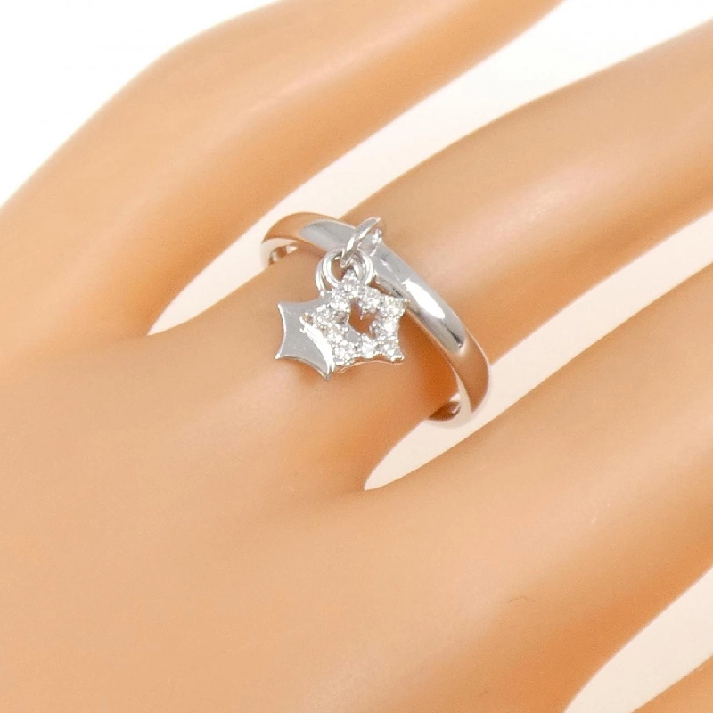 Nhẫn kim cương K18WG sao 0.08CT - Hàng hiệu chính hãng 848099