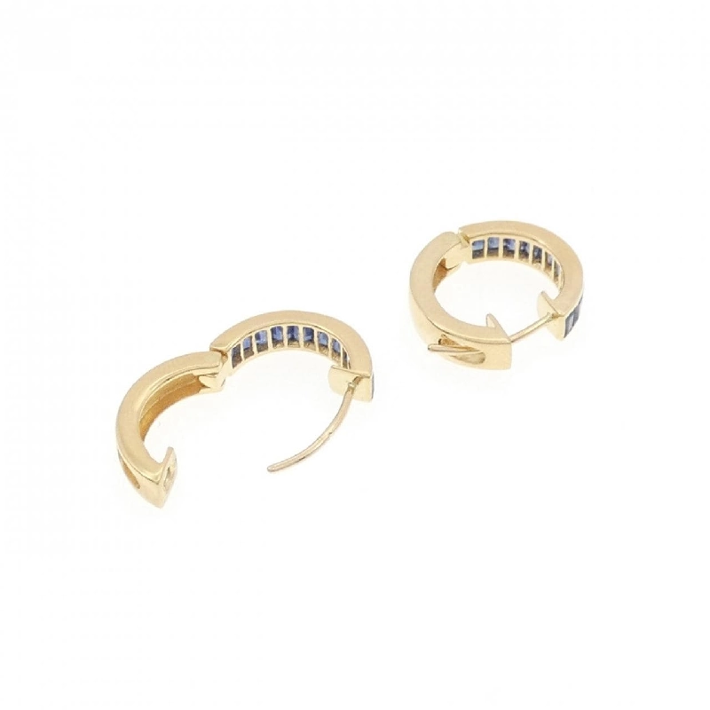 K18YG Bông tai Sapphire - Hàng hiệu Chính hãng 867644