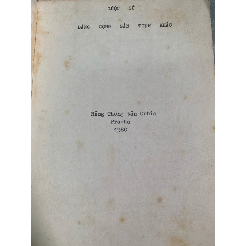Lược sử Đảng Cộng sản Tiệp Khắc 274444