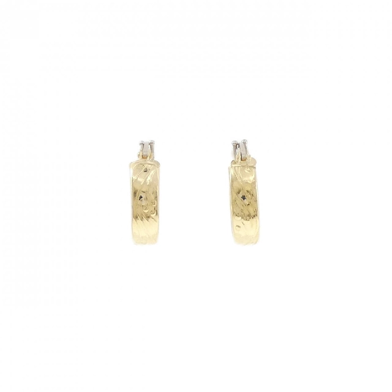 Bông tai hoop 750YG/750WG - Hàng hiệu Authentic 874215