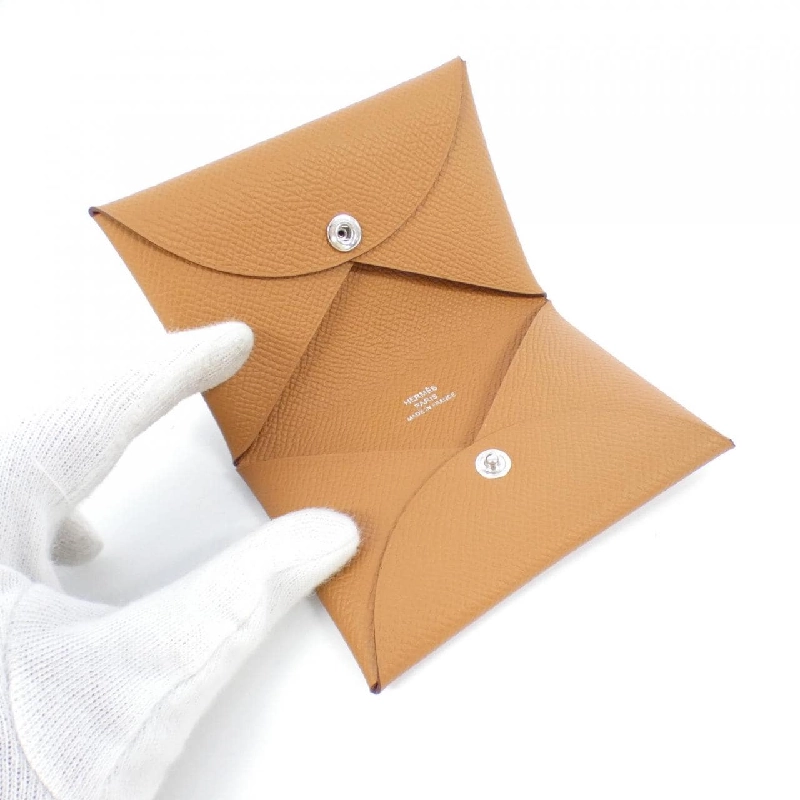 【Sản phẩm chưa sử dụng】Thẻ đựng thẻ Hermes Calvi 044164CK 623834