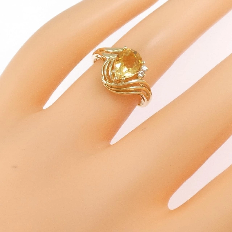 Nhẫn Citrine 18KYG 667068