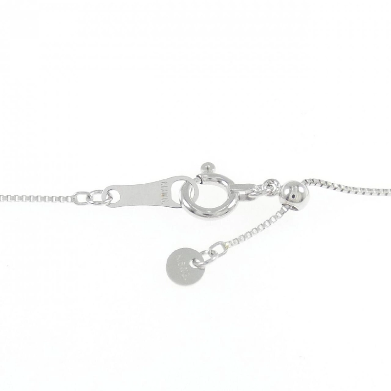 K18WG Chữ cái M Dây chuyền kim cương 0.26CT - Hàng hiệu Chính hãng 857132