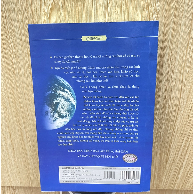 Bill Bryson | Lược Sử Vạn Vật [Tác phẩm khoa học kinh điển hiện đại bán chạy nhất nước Mỹ] 313080