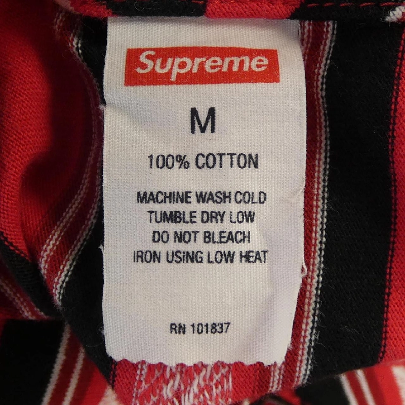 Áo S／S Jacquard Logo SUPREME - Hàng hiệu Authentic 901931