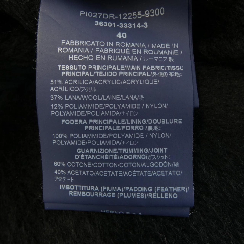 Herno PI027DR Áo khoác lông 631477