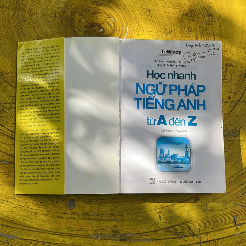 HỌC NHANH NGỮ PHÁP TIẾNG ANH TỪ A ĐẾN Z- NGUYỄN THU HUYỀN 696127