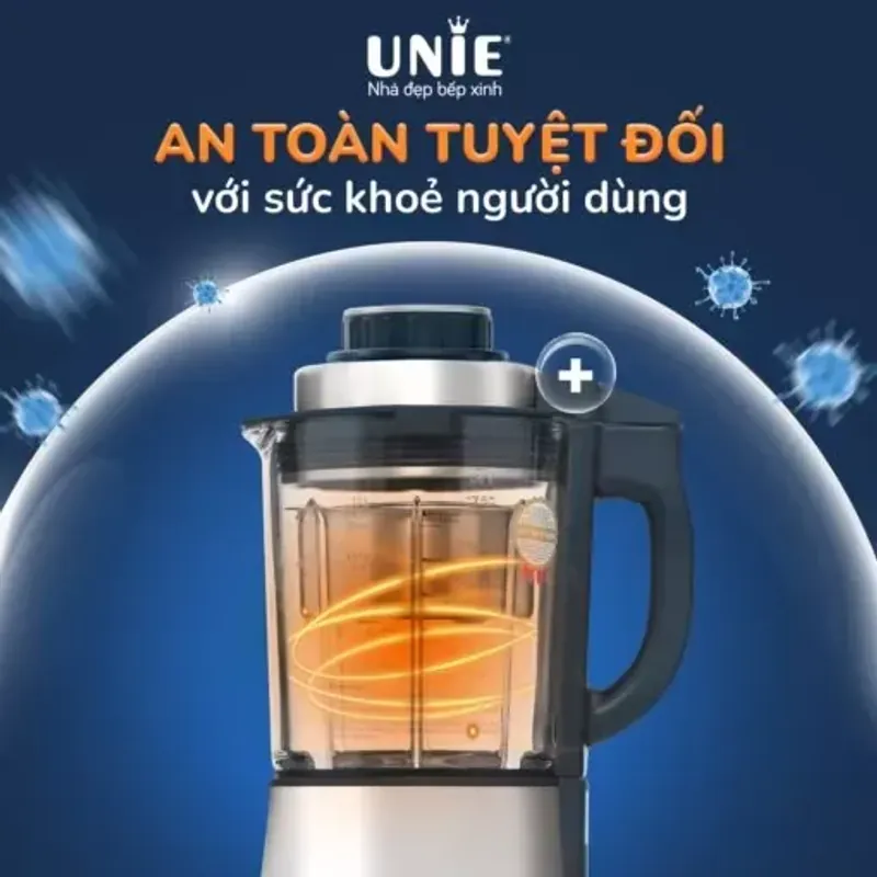 🌰 Máy làm sữa hạt UNIE V9S – Sữa mịn, cháo nhừ, không cần lọc 785583