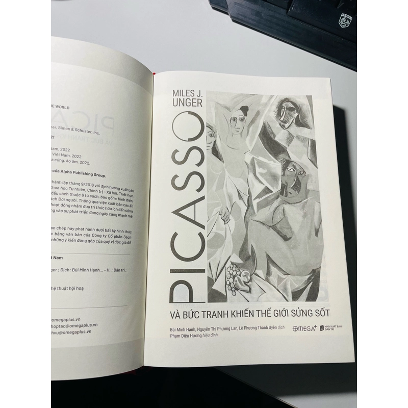 Sách khảo cứu "PICASSO VÀ BỮA TRANH KHIẾN THẾ GIỚI SỬNG SỐT" còn mới và chất lượng 380278