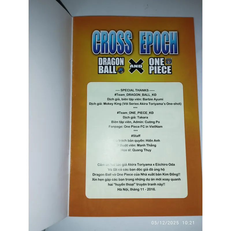 .♥️CROSS EPOCH
Sự kết hợp của bộ đôi huyền thoại
DRAGON X ONE PIECE  718593