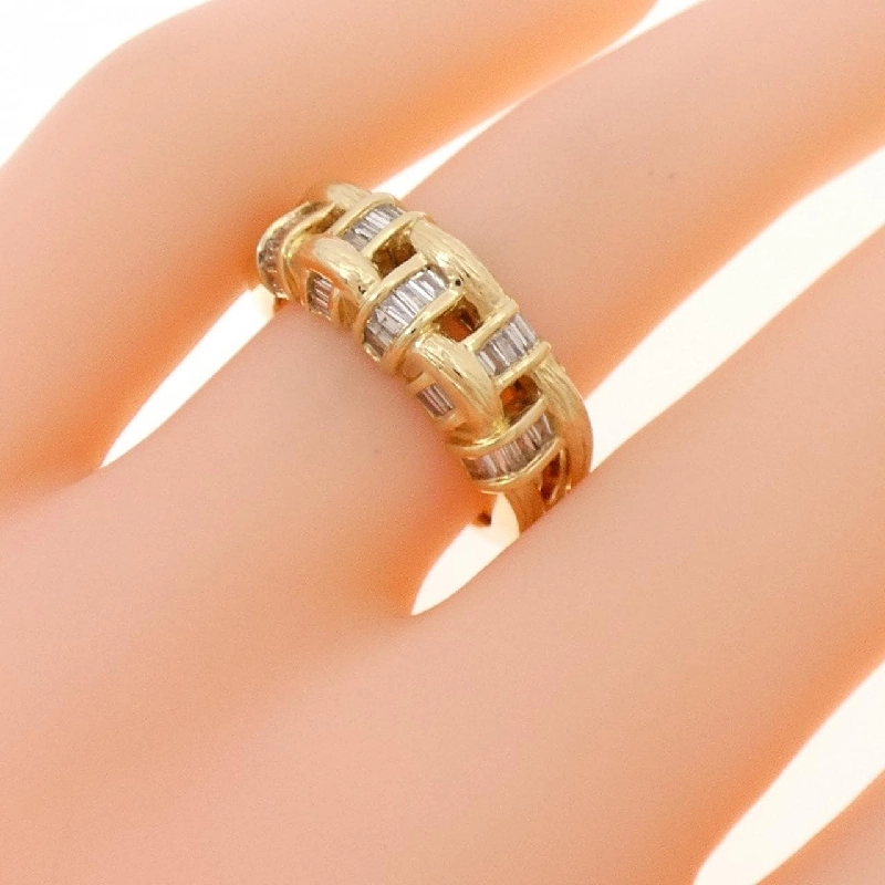 Nhẫn kim cương K18YG 0.35CT 667943