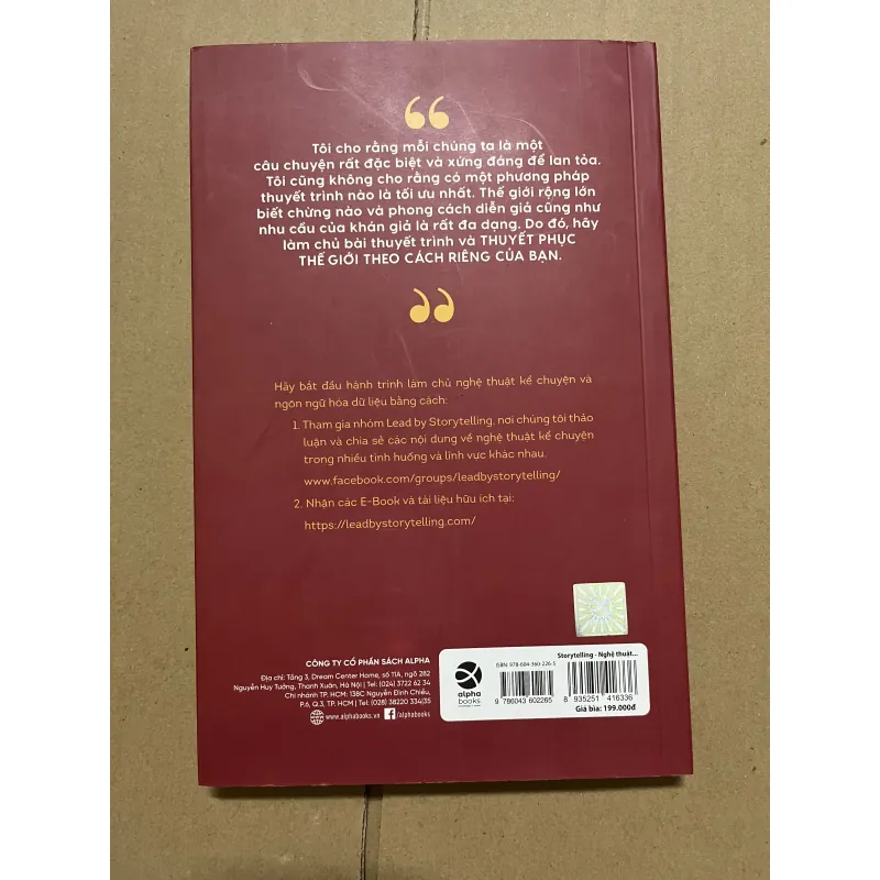 Storytelling - nghệ thuật thuyết trình bằng câu chuyện 977310