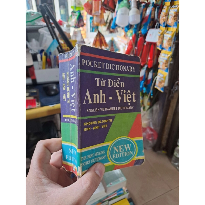 Từ Điển Anh - Việt Pocket Dictionary (Khoảng 80000 Từ Anh - Anh - Việt) - New Edition 2006 mới 80% ố HỌC NGOẠI NGỮ HCM3012 924779
