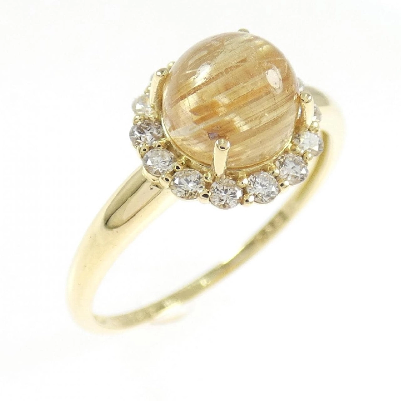 Nhẫn thạch anh rutile K18YG 1.67CT - Hàng hiệu chính hãng 851270