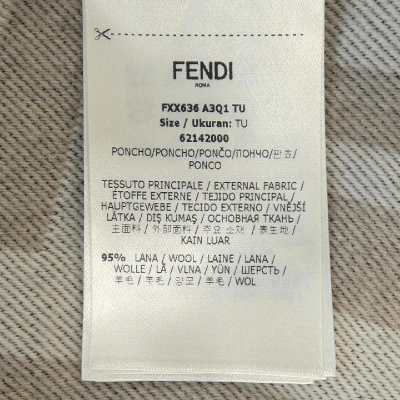 【Khuyến mãi】FENDI Cape 637398